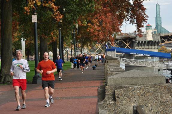 Tradicional cooper ao lado do Columbia River, em Portland, no Oregon, oeste dos Estados Unidos
